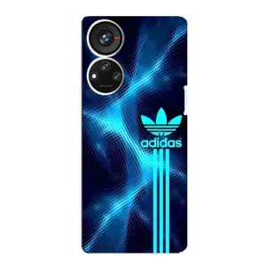 Чехлы Адидас для ZTE Blade V40s (AlphaPrint) (Синий Адидас)