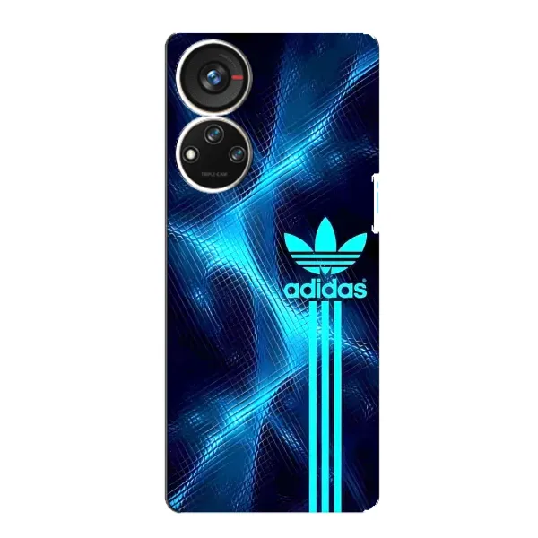 Чехол с принтом «Синий Адидас» для ZTE Blade V40s