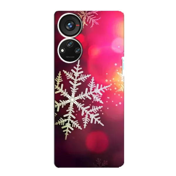 Чехол с принтом «Снежинка» для ZTE Blade V40s