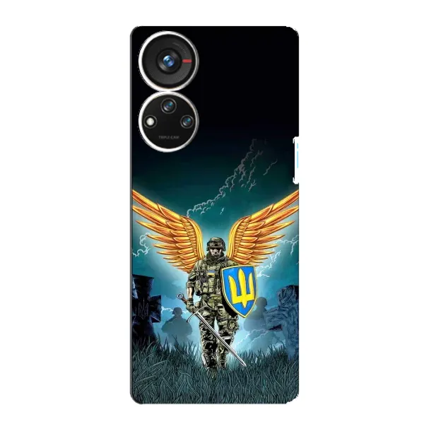 Чехол с принтом «Солдат ЗСУ» для ZTE Blade V40s