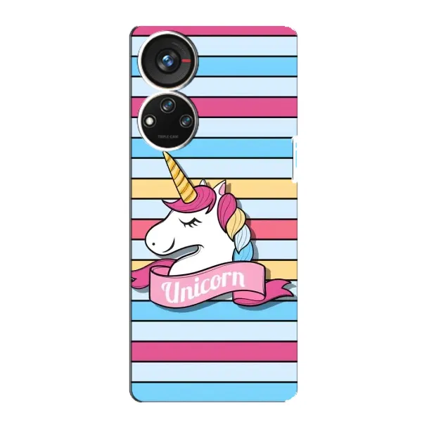 Чохол з принтом «Unicorn» для ZTE Blade V40s