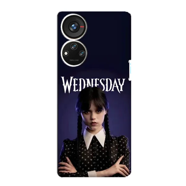 Чехол с принтом «Wednesday» для ZTE Blade V40s