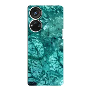 Мраморний чехол на ZTE Blade V40s (VPrint) (Зелений мрамор)