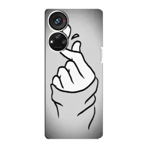 Чехол с принтом «Значок Love» для ZTE Blade V40s