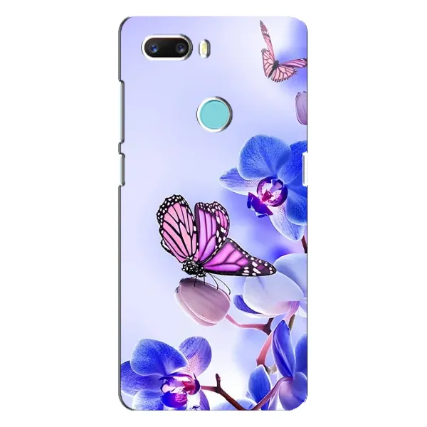 Чехол с принтом «Бабочка на цветочке» для ZTE Z18 Mini
