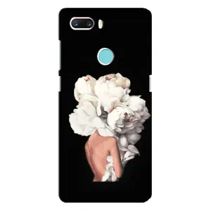 Чехлы (ART) Цветы на ZTE Z18 Mini (VPrint) (Білі квіти)