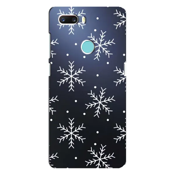 Чехол с принтом «Белые снежинки» для ZTE Z18 Mini Чехол с принтом «Белые снежинки» для ZTE Z18 Mini