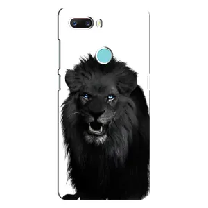 Чехлы с картинками животных ZTE Z18 Mini (Черный ЛЕВ)