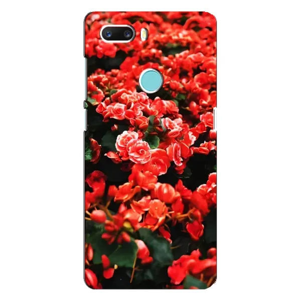 Чехол с принтом «Цветы красные» для ZTE Z18 Mini