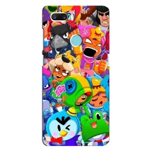 Чехлы Brawl Stars для ZTE Z18 Mini (AlphaPrint) (Герои Бравл Старс)