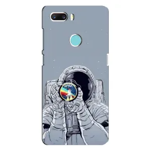 Чехол NASA для ZTE Z18 Mini (AlphaPrint) (Космонавт фото)