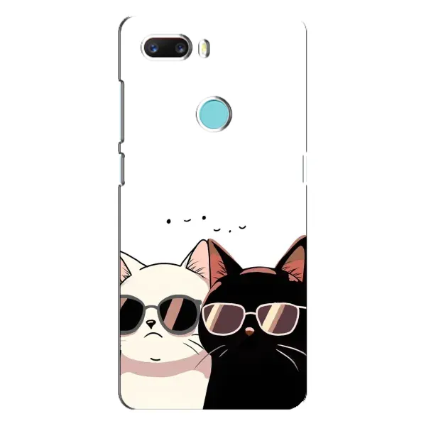 Чохол з принтом «Коти в окулярах» для ZTE Z18 Mini