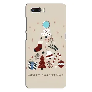 Рождественские Чехлы для ZTE Z18 Mini (VPrint) (Merry Christmas)