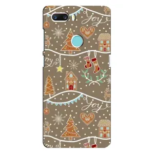 Новогодние, Праздничные Чехлы для ZTE Z18 Mini - 2024 год (Новогодние пряники)