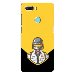 Чехол PUBG для ЗТЕ З18 Мини (AlphaPrint) (Пабг в шлеме)