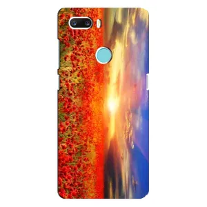 Чехол с картинкой (Стильные) для ЗТЕ З18 Мини - (AlphaPrint) (Поле тюльпанов)