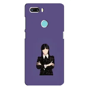 Чехлы Венсдей на ZTE Z18 Mini Уэнсдей (AlphaPrint) (Уэнздей в черном)