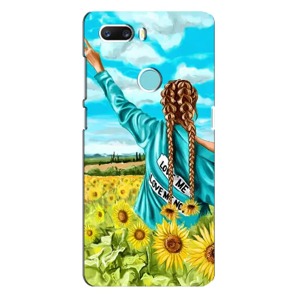 Чехол с принтом «Украиночка» для ZTE Z18 Mini