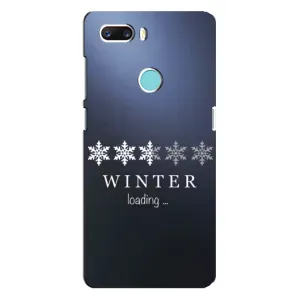 Зимние Чехлы для ЗТЕ З18 Мини - прозрачный фон (Winter loading)
