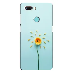 Чохли з квітами для ZTE Z18 Mini (VPrint) (Жовта квітка)